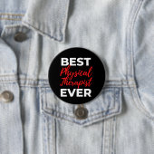 Beste fysieke therapie ooit ronde button 7,6 cm (In situ)