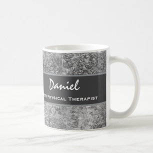 Beste FYSIEKE THERAPIST Grijze marmerkijk Cadeau V Koffiemok