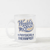 Beste fysieke therapist ter wereld matglas koffiemok (Links)