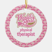 Beste fysieke Therapistische Gift Ornament ter wer (Voorkant)