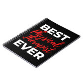 Beste Fysiotherapeut Ooit Notitieboek (Linkerzijde)