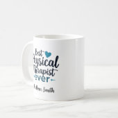 Beste Fysiotherapeut Ooit Typografie Cadeau Koffiemok (Voorkant links)