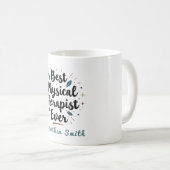 Beste Fysiotherapeut Ooit Typografie Cadeau Koffiemok (Voorkant rechts)