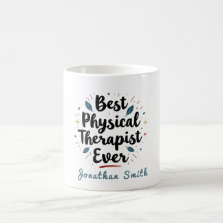 Beste Fysiotherapeut Ooit Typografie Cadeau Koffiemok
