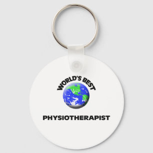 Beste fysiotherapeut ter wereld sleutelhanger
