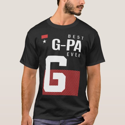 Beste G-Pa ooit T-shirt (Voorkant)