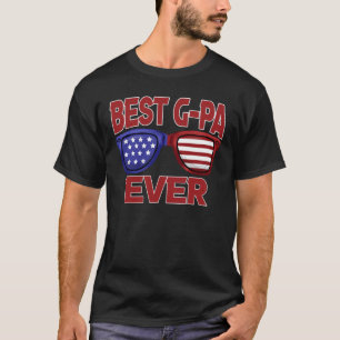 Beste G-pa ooit van ons Flag Grandpa Fathers Day G T-shirt