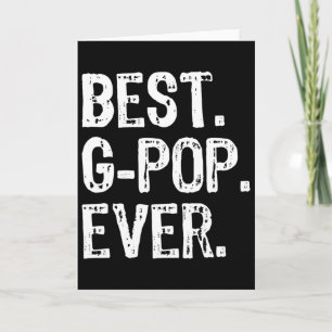 Beste G-pop ooit Familie Cool Grappige Gpop Kaart
