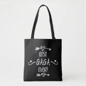 Beste Gaga Ooit Boodschappentas Tote Bag (Voorkant)