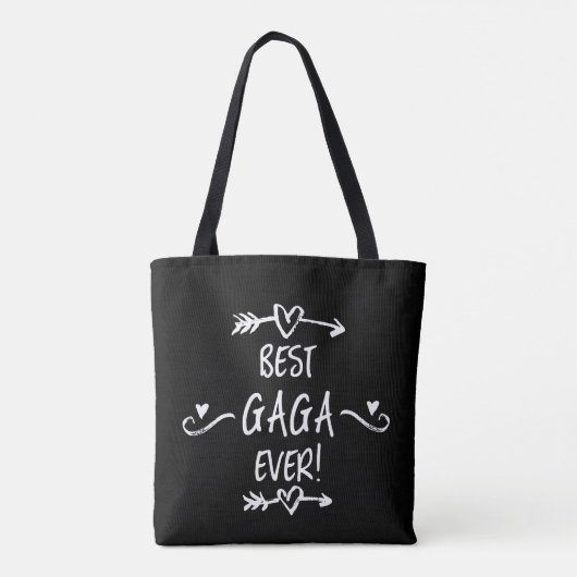 Beste Gaga Ooit Boodschappentas Tote Bag (Achterkant)