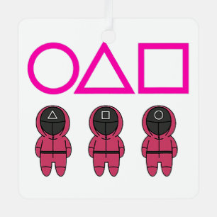 beste game over film octopus squid roze game symbo metalen ornament