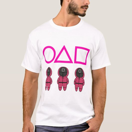beste game over film octopus squid roze game symbo t-shirt (Voorkant)