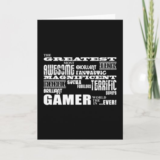 Beste gamers Birthdays : Grootste gamer Kaart (Voorkant)
