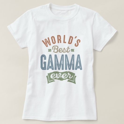 Beste gamma t-shirt (Design voorkant)