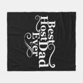 Beste gastheer vader ooit gelukkige vaders dag cad fleece deken (Voorkant (Horizontaal))