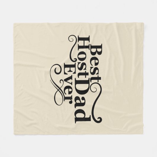 Beste gastheer vader ooit gelukkige vaders dag cad fleece deken (Voorkant (Horizontaal))