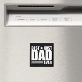 Beste gastheer vader ooit gelukkige vaders dag cad magneet (Insitu (Vaatwasser))
