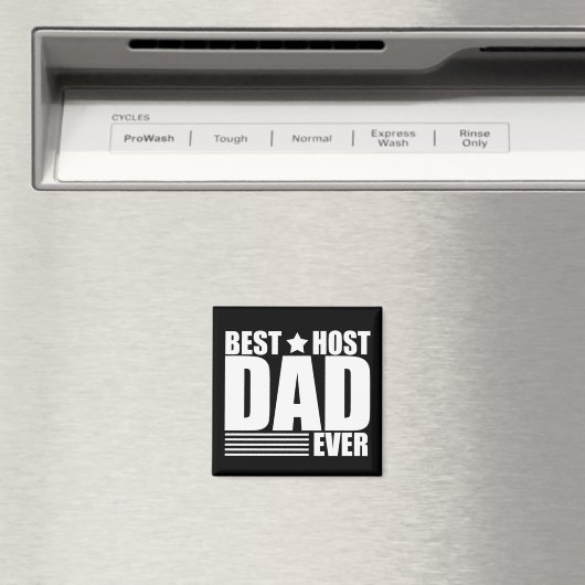 Beste gastheer vader ooit gelukkige vaders dag cad magneet (Insitu (Vaatwasser))
