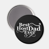 Beste gastheer vader ooit gelukkige vaders dag cad magneet (Voorkant / Achterkant)