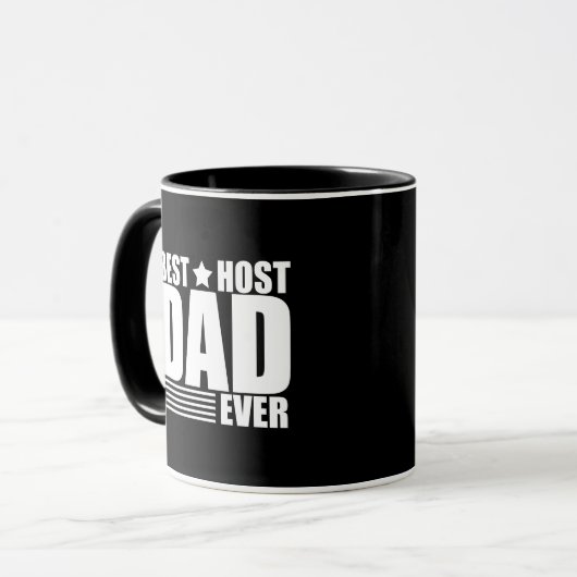Beste gastheer vader ooit gelukkige vaders dag cad mok (Voorkant links)