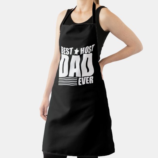 Beste gastheer vader ooit gelukkige vaders dag cad schort (Insitu)