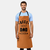 Beste gastheer vader ooit gelukkige vaders dag cad schort (Gedragen)