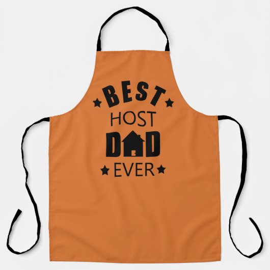 Beste gastheer vader ooit gelukkige vaders dag cad schort (Voorkant)