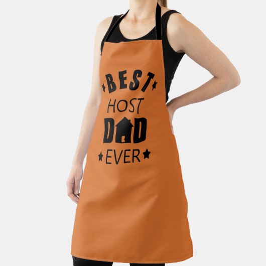 Beste gastheer vader ooit gelukkige vaders dag cad schort (Insitu)