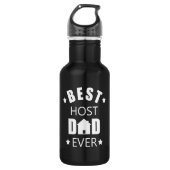 Beste gastheer vader ooit gelukkige vaders dag cad waterfles  (Voorkant)
