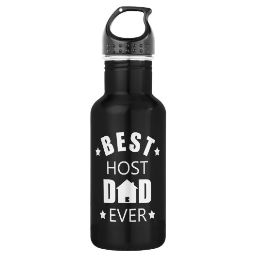 Beste gastheer vader ooit gelukkige vaders dag cad waterfles  (Voorkant)