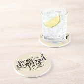 Beste gastheer vader ooit gelukkige vaders dag cad zandsteen onderzetter (Zijkant)