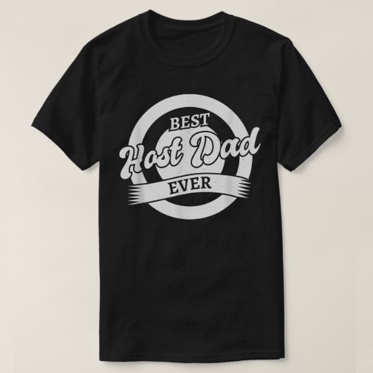 Beste gastheer vader ooit t-shirt (Design voorkant)