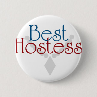 Beste gastvrouw ronde button 5,7 cm