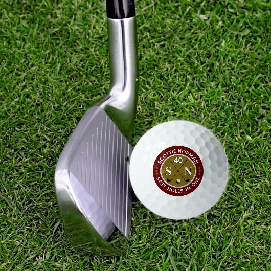 BESTE GATEN IN EEN Klassieke Golfer Naam Golfballen
