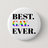 Beste Gay Ever MLM Pride Ronde Button 5,7 Cm (Voorkant)