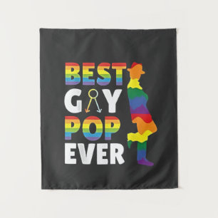 Beste Gay Pop Ooit LHBT Pride Maand Opa Pap Wandkleed
