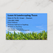 Beste gazon en landschapsarchitectuur Visitekaartj Visitekaartje (Voorkant)