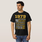 Beste geboren in 1979 Feiten voor Mannen, vrouwen, T-shirt (Voorkant volledig)