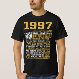Beste geboren in 1997 Feiten voor Mannen, vrouwen, T-shirt
