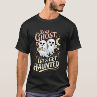 Beste Geest Laten we een Spookhuis Grappig Griezel T-shirt