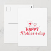 Beste gelukkige Moederdag Briefkaart (Voorkant / Achterkant)