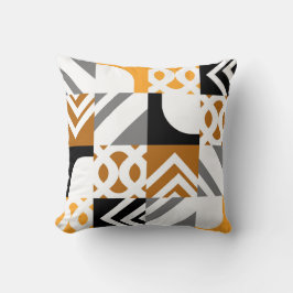 Beste geometrische patroon met mooie kleur kussen