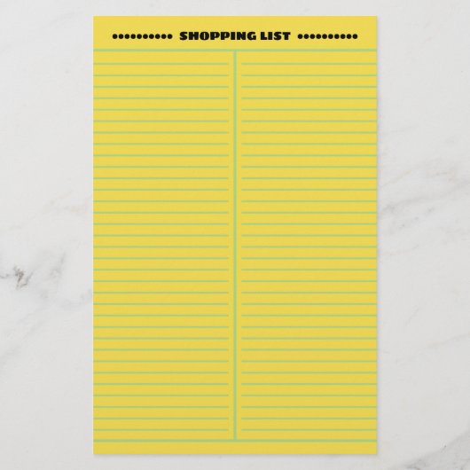 Beste georganiseerde 2-zijdige winkellijst flyer (Achterkant)