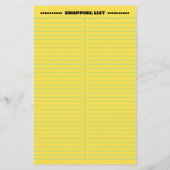 Beste georganiseerde 2-zijdige winkellijst flyer (Achterkant)