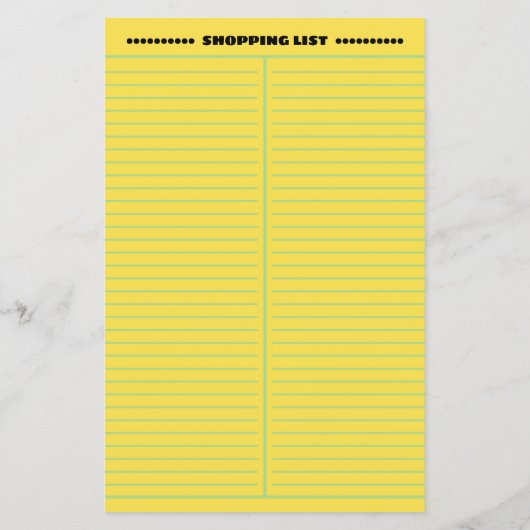 Beste georganiseerde 2-zijdige winkellijst flyer (Achterkant)