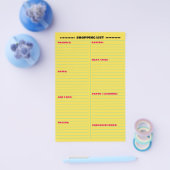 Beste georganiseerde 2-zijdige winkellijst flyer (Enkel)