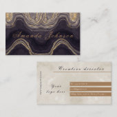 Beste gepersonaliseerde Marmer pas visitekaartje a (Voorkant / Achterkant)