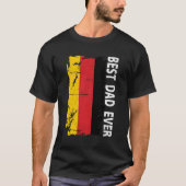 Beste Ger Dad ooit Vaderdag Gery Flag Daddy T-shirt (Voorkant)