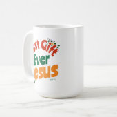 Beste geschenk ooit: Jezus (Jesaja 9:6) Koffiemok (Voorkant links)