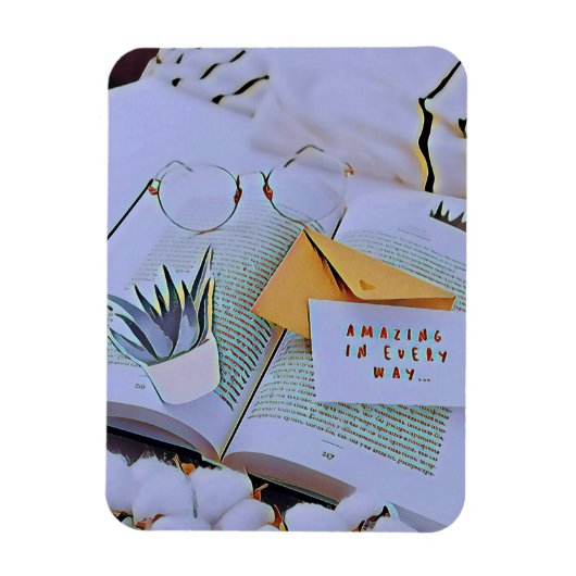 Beste geschenk voor het boekenliefje magneet (Verticaal)